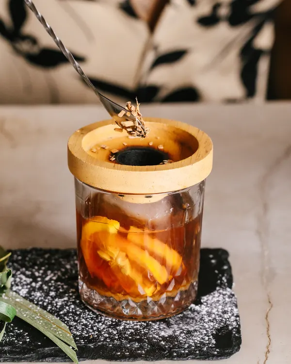 Old fashioned ahumado en Marbella