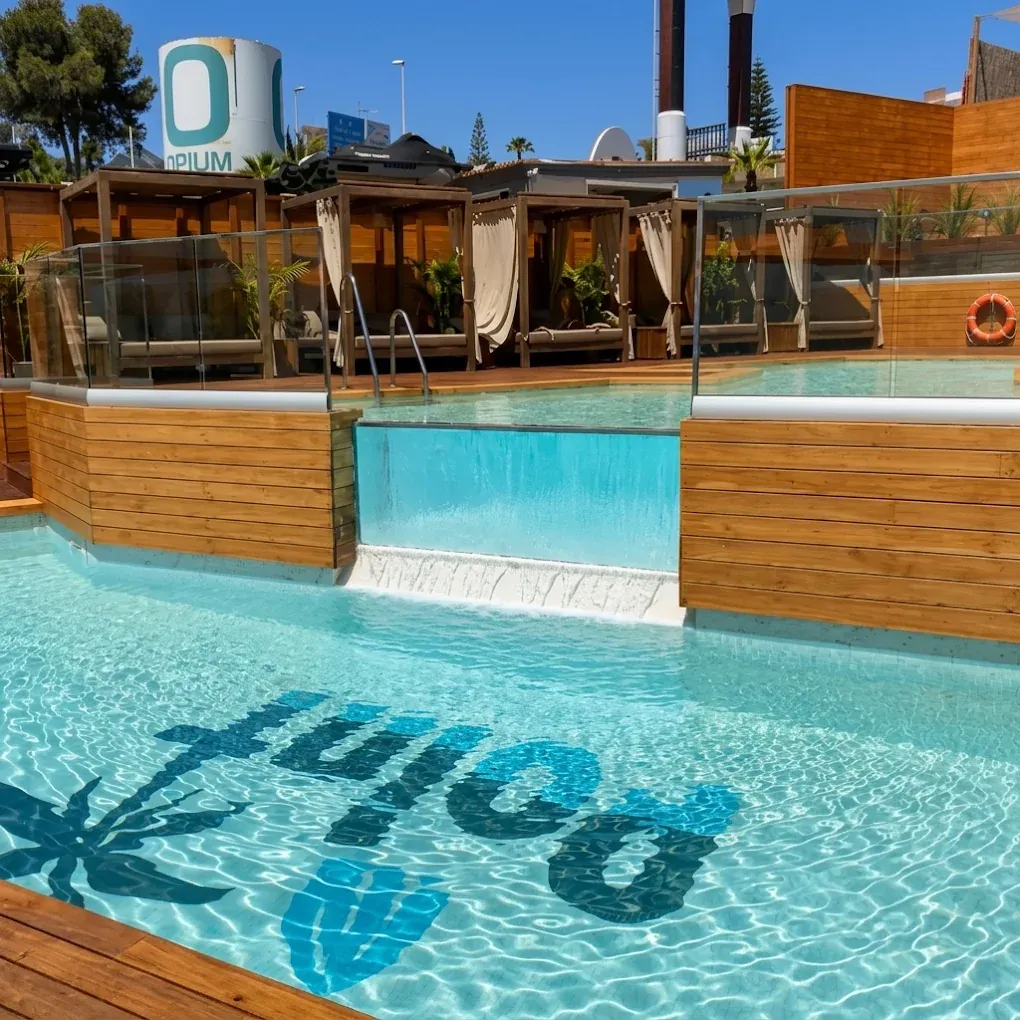 The pool opens