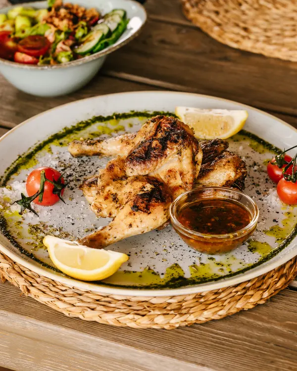 Pollo a la brasa en nuestro restaurante de Marbella