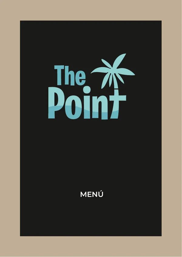 Cover of The Point Marbella restaurant menu (PDF)